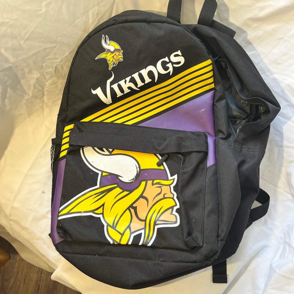 Black and Purple Backpack